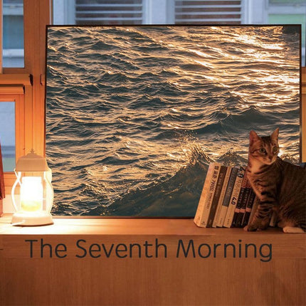 Korea ins sea waves shimmering decorative painting bedroom bedside hanging painting living room sofa background wall restaurant mural