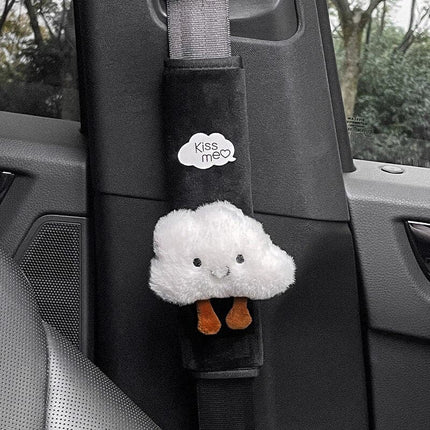 Car Styling Seat Belt Cover Shoulder Strap Harness Cushion Cartoon Cloud Car Seatbelt Shoulder Pad Protector Auto Neck Support