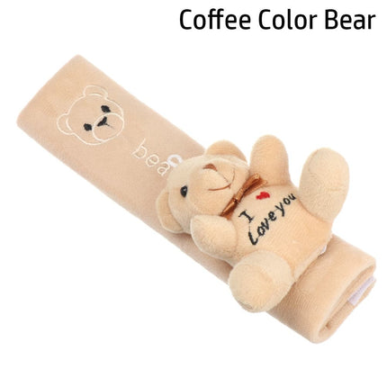 Cartoon Car Seat Belt Cover Universal Auto Seat Belt Shoulder Pad Warm Flannel Interior Seat Cushion Protector Safety Protection