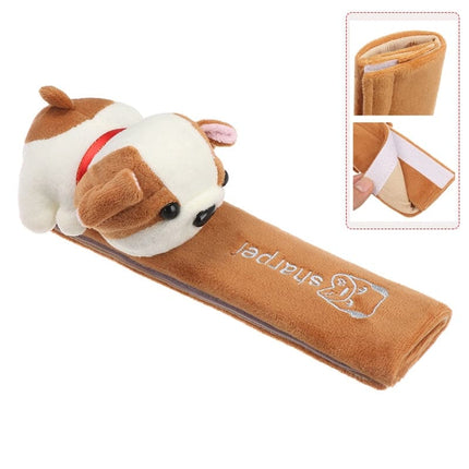 Soft Car Seat Belt Shoulder Guard, Cute Cartoon Safety Seat Cover, Child Seat Belt Protection Plush Stuffing