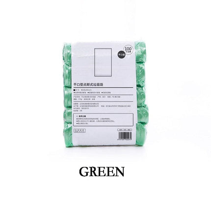 5 Rolls 1 pack 100Pcs Household Disposable Trash Pouch Kitchen Storage Garbage Bags Cleaning Waste Bag Plastic Bag