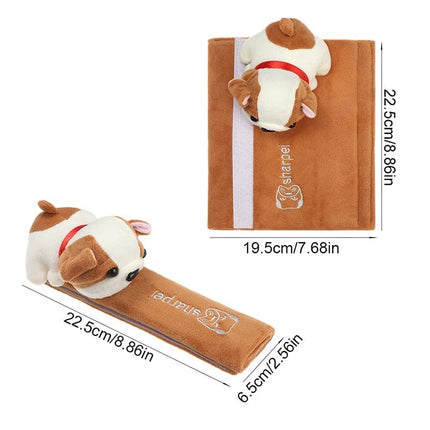 Soft Car Seat Belt Shoulder Guard, Cute Cartoon Safety Seat Cover, Child Seat Belt Protection Plush Stuffing