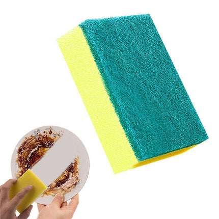 Hot Sale Sponge Brush Double-sided Cleaning Sponge Absorbent Cloth To Oil Kitchen Tool Washed Side Wipes Cleaning Tool Gadgets