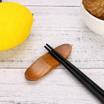Japanese Style Chopstick Rest Clean And Simple Wooden Chopstick Rest Home Kitchen Supplies Деревянная подставка для палочек