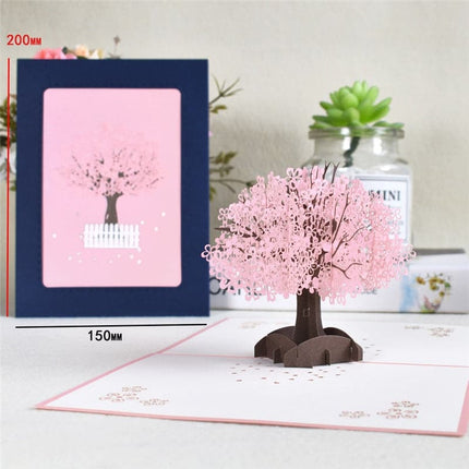 Pop-Up Flower Card Flora 3D Greeting Card for Birthday Mothers Father's Day Graduation Wedding Anniversary Get Well Sympathy