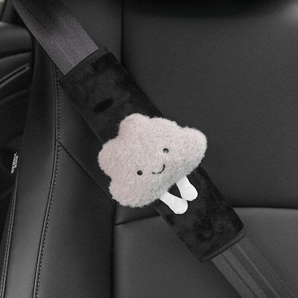 Car Styling Seat Belt Cover Shoulder Strap Harness Cushion Cartoon Cloud Car Seatbelt Shoulder Pad Protector Auto Neck Support