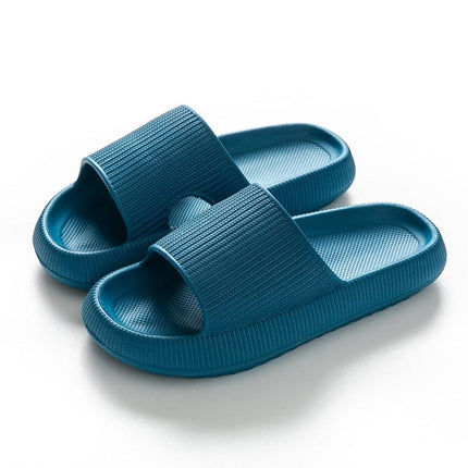 Women Thick Platform Cloud Slippers Summer Beach Soft Sole Slide Sandals Men Ladies Indoor Bathroom Anti-slip Home Slippers