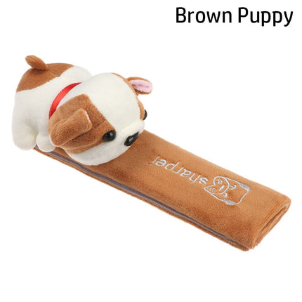 Cartoon Car Seat Belt Cover Universal Auto Seat Belt Shoulder Pad Warm Flannel Interior Seat Cushion Protector Safety Protection