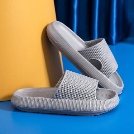 Home Cloud Slippers Summer Thick Platform Women 2023 Sandals Indoor Bathroom Anti-slip Slides Ladies men's Shoes Dropshipping