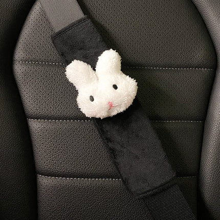 1pc Cute Cartoon Toy Animal Car Seatbelt Cover Seat Belt Harness Cushion Auto Shoulder Strap Protector Pad for Children/ Kids