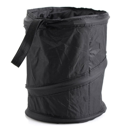 1Pc Black Car Trash Can Pack Bag Waterproof Car Trash Bag for Little Leak Proof Car Cooler Bag- Car Garbage Bag with Side Pocket