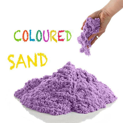 110g Dynamic Magic Sand Kids Toys Colorful Mars Space Sand Set Indoor Slime Charms Light Clay Set Play Educational Kids Gifts