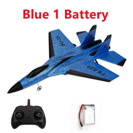 RC Plane SU-35 With LED Lights Remote Control Flying Model Glider Aircraft 2.4G Fighter Hobby Airplane EPP Foam Toys Kids Gift