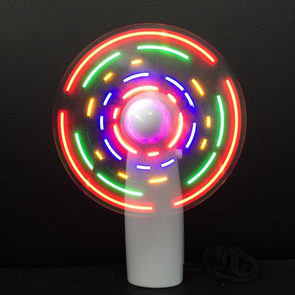 Mini Night Light Handheld Fan Led Lights Mini Flexible LED Cooler Desktop Cooling Gift Fan Characters Messages Word "I Love You"