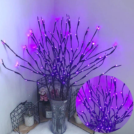 Christmas 20LEDs Willow Branch Lamp Strings Light Wedding Party Tree Decoration Artificial Plants Tree Branch Light