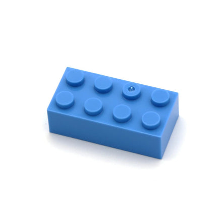 40pcs DIY Building Blocks Thick Figures Bricks 2x4 Dots Educational Creative Size Compatible With 3001 Plastic Toys for Children