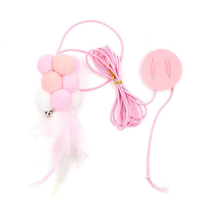 Interactive Cat Toy Hanging Simulation Cat Toy Funny Self-hey Interactive Toy for Kitten Playing Teaser Wand Toy Cat Supplies