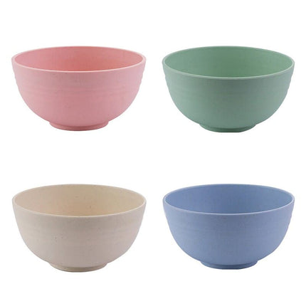 Household Tableware Single Bowl Wheat Straw Rice Rice Bowl Japanese Ramen Bowl Dessert Bowl Instant Noodle Soup Bowl
