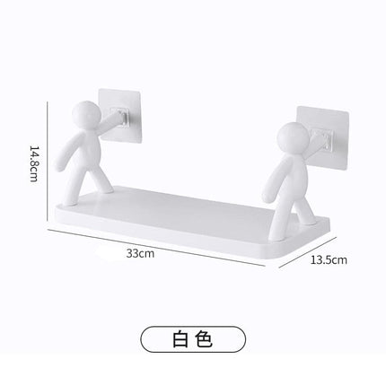 Bathroom Shelves No-drill Corner Shelf Shower Towel Shampoo Storage Rack Cosmetic Toilet Organizer Bathroom Kitchen Accessories