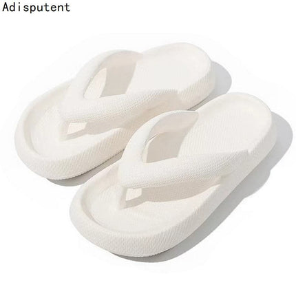 Wedge Heels Flip Flops Women Slippers Summer Thick Bottom Sandals Platform Slippers Soft Fashion Shoes Non-Slip Beach Slides