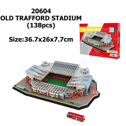 Miniature Football Field 3D DIY Puzzle World Famous Stadiums Models Football Game Peripheral Toys Fans Birthday Toys Gifts DDJ