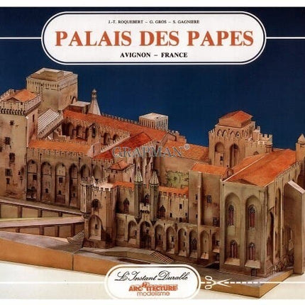 Cathedral Castle Architecture Series LInstant Retro Hand-painted Paper Model DIY Handmade Toy