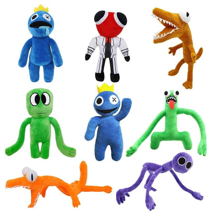 Rainbow Friends Plush Toy Doors Figure Cartoon Doll Kawaii Blue Monster Soft Stuffed Animal Toys Children Christmas Gifts