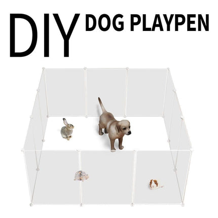 Foldable Pet Playpen Iron Fence Puppy Kennel House Exercise Training Puppy Kitten Space Dogs Supplies rabbits guinea pig Cage