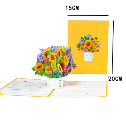 Happy Mothers Day Greeting Card Pop Up 3D Gift for Mom