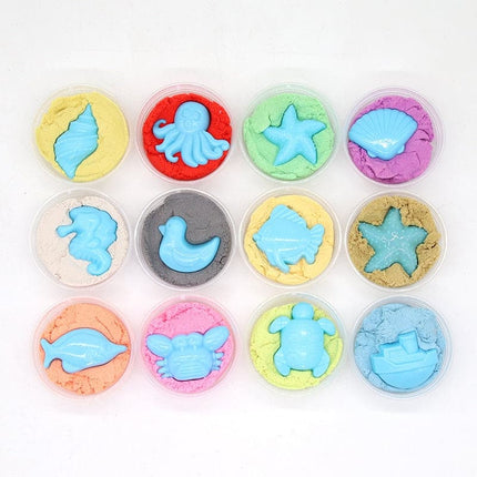 50ml Magic Dynamic Sand Toys Clay Super Colored Soft Slime Space Play Sand Antistress Supplies Educational Toys for Kids