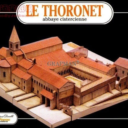 Cathedral Castle Architecture Series LInstant Retro Hand-painted Paper Model DIY Handmade Toy