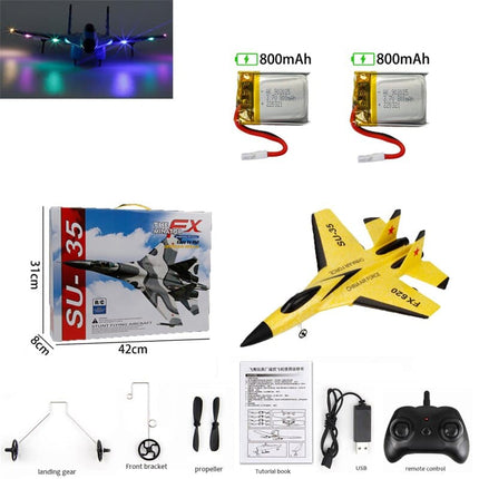 800mAh SU-35 Enhanced Edition Large Battery RC Plane Avion RC Flying Model Gliders Kids Remote Control Airplane Child Toys Gifts