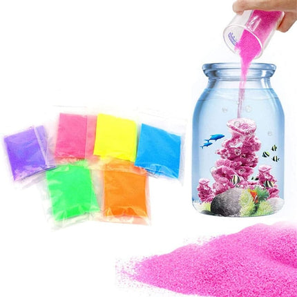 50g Magic Sand DIY Handmade Toys Amazing Space Sands Not Wet Slime Molding Hydrophobic Sand Toys for Children Kids Magic Gift