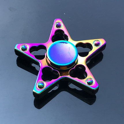 Metal Rainbow Fidget Spinner EDC Hand Spinner Anti-Anxiety Toy for Spinners Focus Relief Stress ADHD Finger Spinner Kids Toys