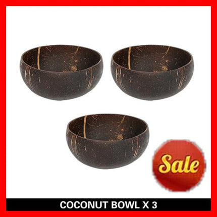 Natural Coconut Bowl Wooden Handmade Coconut Bowls for Eating Tableware with Spoon Dessert Fruit Salad Mixing Rice 12-15cm