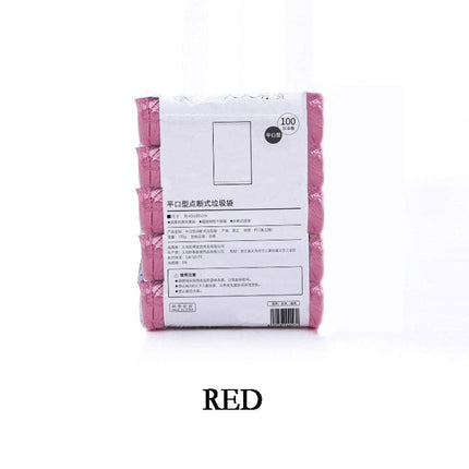 5 Rolls 100Pcs Household Disposable Trash Pouch Kitchen Storage Garbage Bags Cleaning Waste Bag Plastic Bag