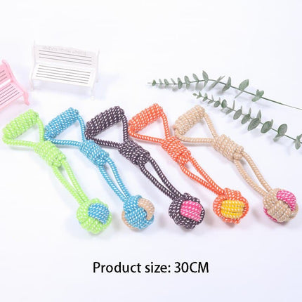 Interactive Cotton Rope Mini Dog Toys Ball for Dogs Accessories Toothbrush Chew Puppy Toy for Large Small Dogs Toy Pet Dog Toy