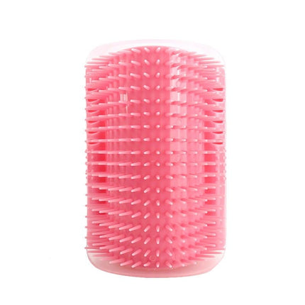 Corner Pet Brush Comb Play Cat Toy Plastic Scratch Bristles Arch Massager Self Grooming Cat Scratcher