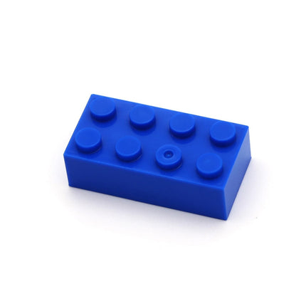 40pcs DIY Building Blocks Thick Figures Bricks 2x4 Dots Educational Creative Size Compatible With 3001 Plastic Toys for Children