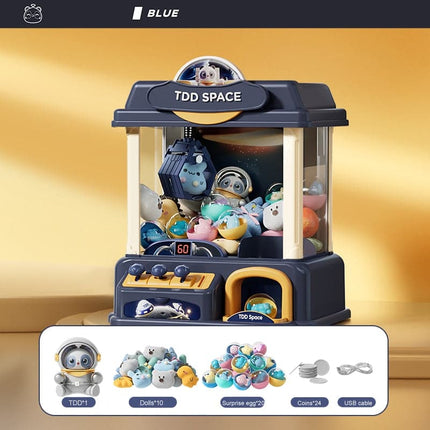 Doll Machine Coin Operated Play Game Mini Claw Catch Toy Machines Dolls Maquina dulces Children Interactive Toys Birthday Gifts
