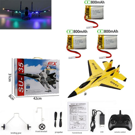 800mAh SU-35 Enhanced Edition Large Battery RC Plane Avion RC Flying Model Gliders Kids Remote Control Airplane Child Toys Gifts