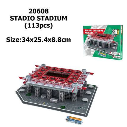 Miniature Football Field 3D DIY Puzzle World Famous Stadiums Models Football Game Peripheral Toys Fans Birthday Toys Gifts DDJ