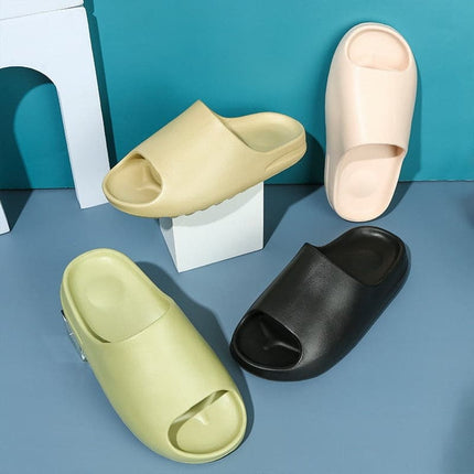 Men Women Summer Beach Slippers Luxury Brand Outdoor Indoor Eva Soft Flip Flops Male Thick Serrated Sole Anti-slip ShoesDropship