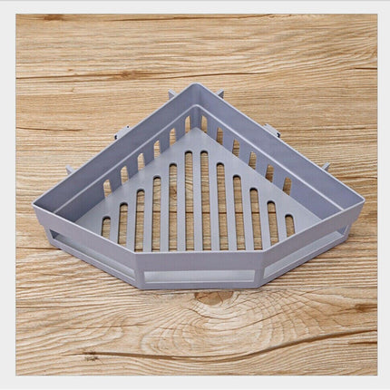 Bathroom Corner Shelf Without Drilling Organizer Toilet Shampoo Gel Storage Basket Decoration Shower Rack Holder Accessories