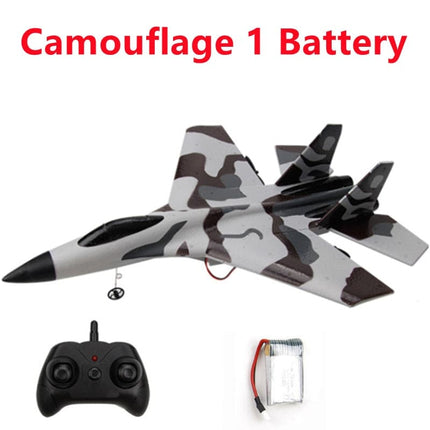 RC Plane SU-35 With LED Lights Remote Control Flying Model Glider Aircraft 2.4G Fighter Hobby Airplane EPP Foam Toys Kids Gift