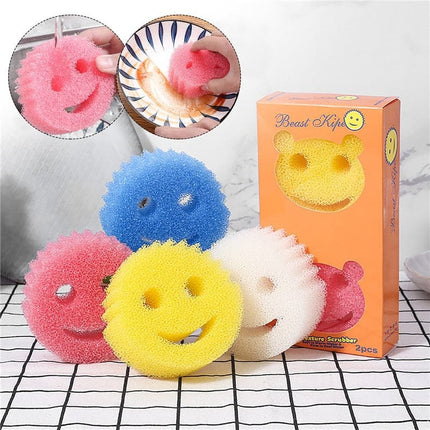 8/4PCS Creativity Household Magic Dishwashing Sponge Kitchen Bathroom Migic Cleaning Wipe Strong Scouring Pad Miracle Sponge