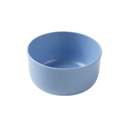 1PCS Bowl Colorful Household Kitchen Fruit Vegetable Bowl Safe  Fiber Dessert Salad Rice Bowl