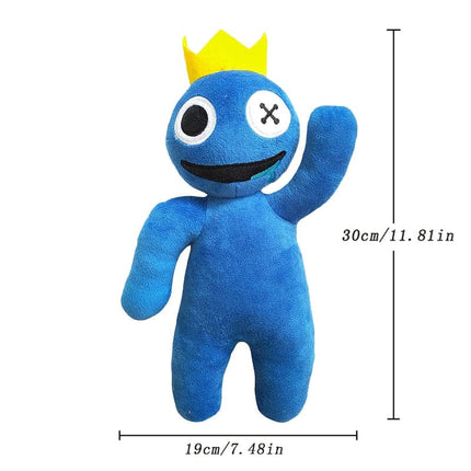 Rainbow Friends Plush Toy Doors Figure Cartoon Doll Kawaii Blue Monster Soft Stuffed Animal Toys Children Christmas Gifts