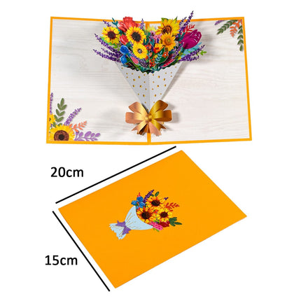 Happy Mothers Day Greeting Card Pop Up 3D Gift for Mom