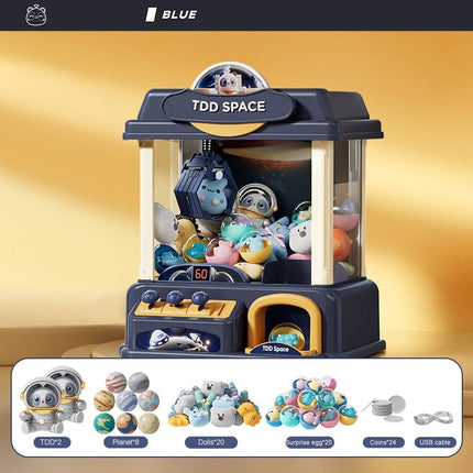 Doll Machine Coin Operated Play Game Mini Claw Catch Toy Machines Dolls Maquina dulces Children Interactive Toys Birthday Gifts